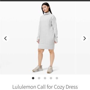Lululemon Athletica Gray Cozy Dress